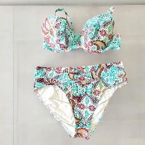 New! Sunsets Moroccan Market Bikini 36DD XL